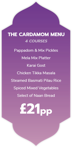 Mela Cardamom Set Menu