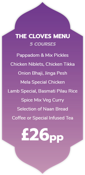 Mela Clove Set Menu