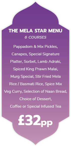 The Mela Star Set Menu